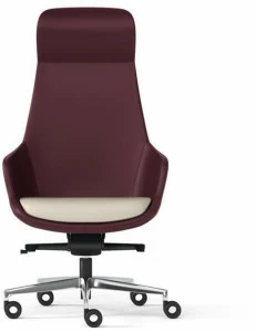 Arte & D Кресло исполнительное на 5 спиц с высокой спинкой Metropolitan