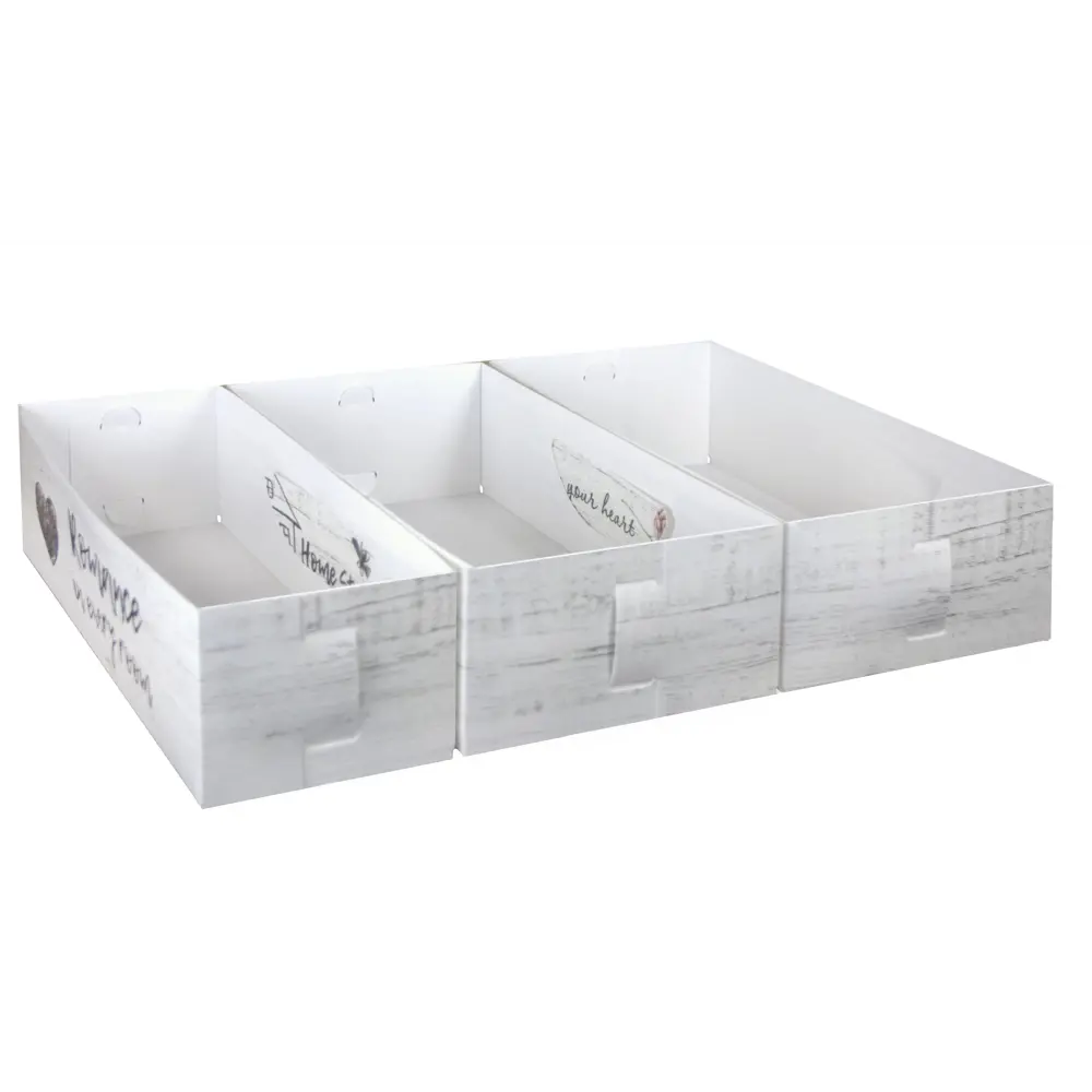 Коробка для хранения Розалия 01 30x10.5x8 см полипропилен разноцветный Santreyd STLM-2161093 - Вид №2