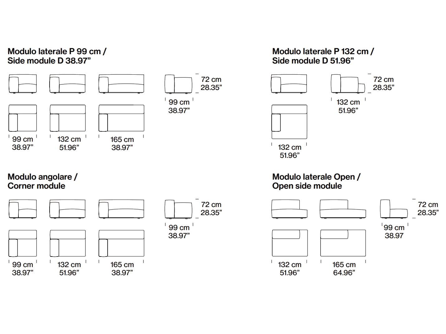 Модульный угловой диван из ткани Pianca DELANO UP ARCH-00129806 - Вид №4