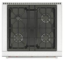 Wolf Профессиональная отдельно стоящая кухня из нержавеющей стали Cucine professionali dual fuel Icbdf304