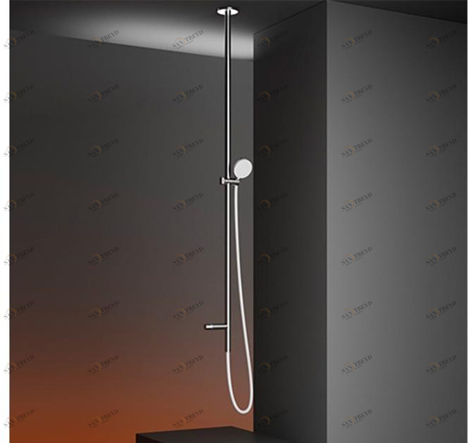 Ceadesign Смеситель потолочный для ванны / душа со штангой Cartesio Car 58