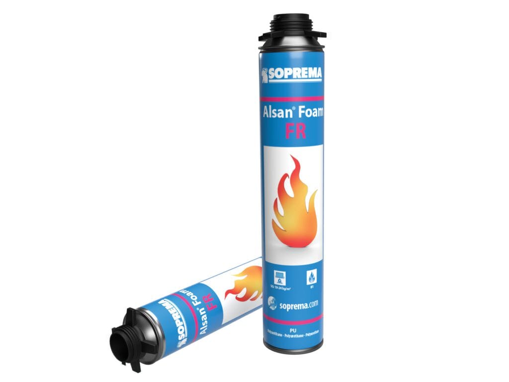 Огнестойкая полиуретановая клейкая пена Soprema Alsan ARCH-00128847 - Вид №1