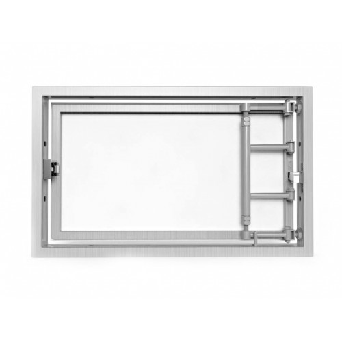 Алюминиевый люк под плитку, распашной, нажимной с регулировкой 400Х300 ВОЗРОЖДЕНИЕ sun-id-1025187 - Вид №1