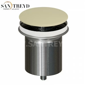 FL012SE Донный клапан с накладкой из керамики для раковин c перелива Globo 7 см цвет Горчичный Globo ACCESSORIES Италия