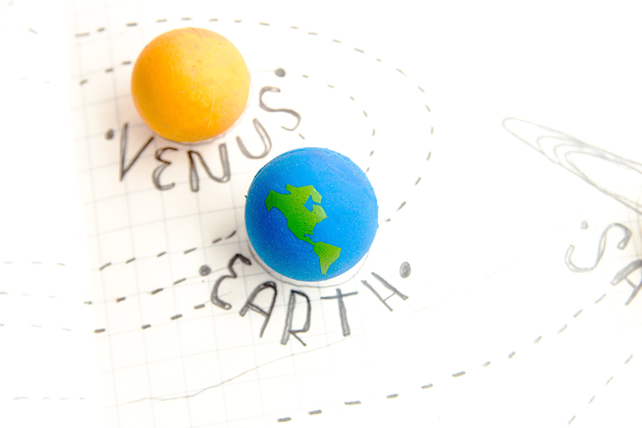 Набор ластиков «Солнечная система» SUCK UK SKERASERPLAN1 - Вид №2