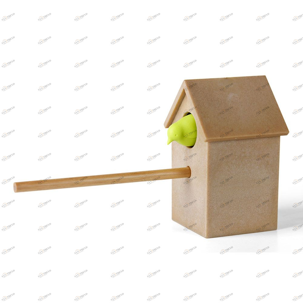 Точилка Cuckoo дерево-зелёный Qualy QL10234BNGN