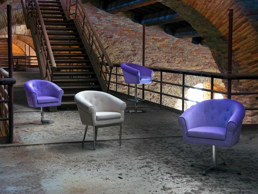 Domingo Salotti Стеганое кресло с тканевой обивкой Melt sun-id-1470720 - Вид №3