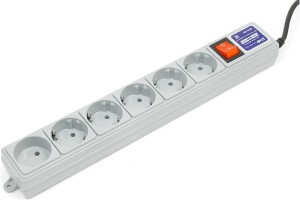 15548642 Сетевой фильтр 3м 6роз серый SPG5+1-15B-10 Power Cube