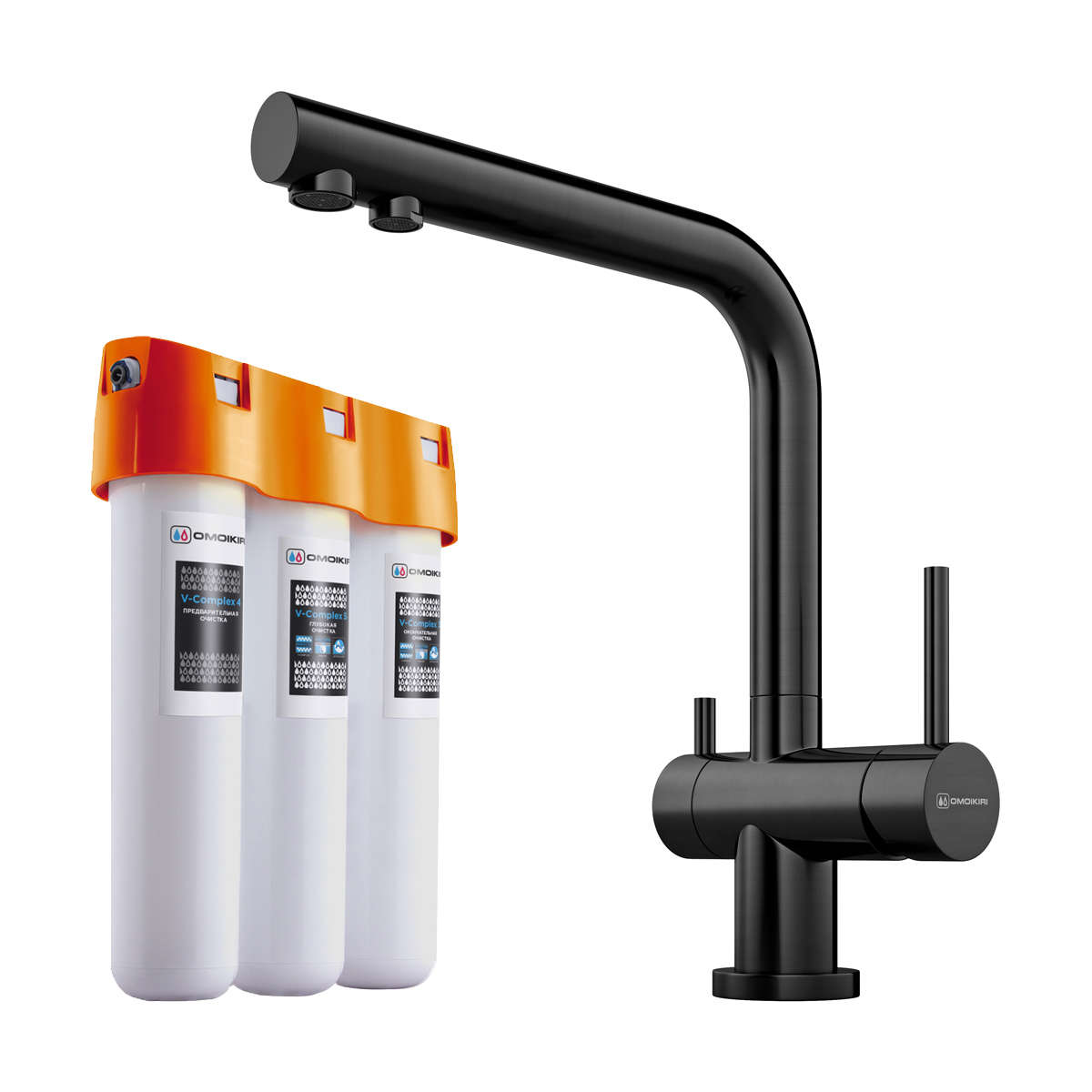 Смеситель для кухни Pure Drop lite + Nagano GM OMOIKIRI 4179.8028