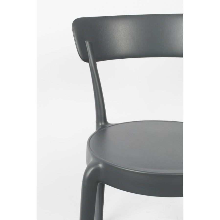 Стул Hoppe, темно-серый White Label Living 1100355 - Вид №8