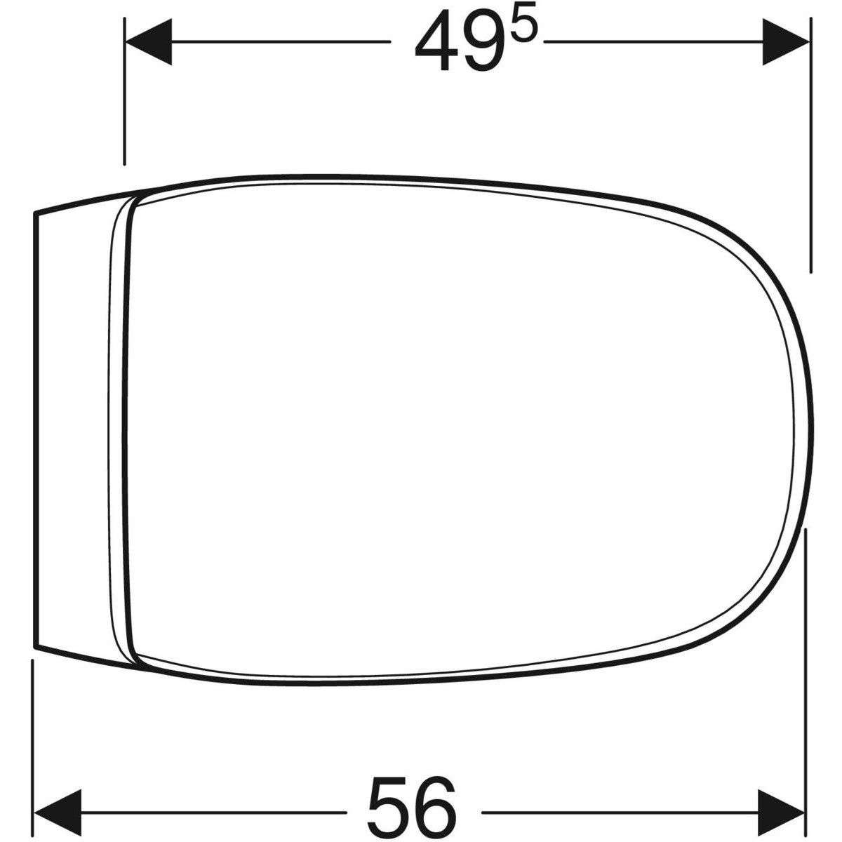 Настенный туалет Geberit Citterio ARCH-00146628 - Вид №3