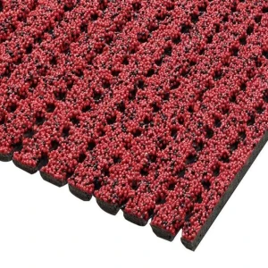 90261593 Коврик придверный грязезащитный Ako Safety Mat цвет красный 80x120 см STLM-1023415