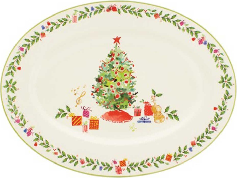 10566892 Lenox Блюдо овальное Lenox 41см Фарфор 