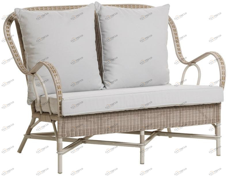 Kok Maison 2-х местный садовый диван из полиэтилена Dune 1604/t552