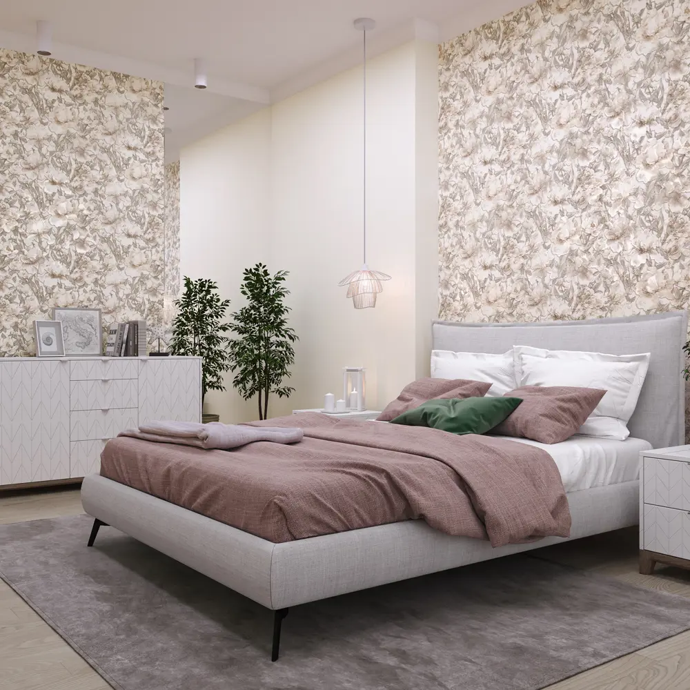 Обои флизелиновые Палитра Alida серые 1.06 м PL71175-14 82555273 STLM-2021756 - Вид №3