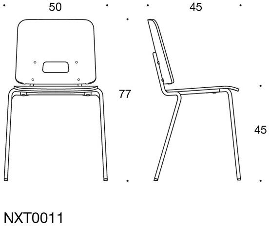 Martela Штабелируемый стул из ламината Grip nxt sun-id-1480379 - Вид №8