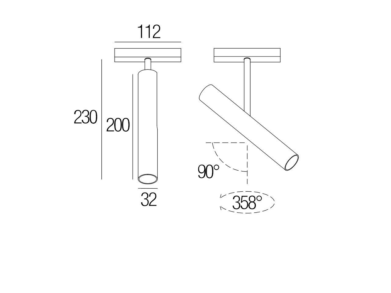 Регулируемый светодиодный прожектор Flexalighting JOS T6 ARCH-00109641 - Вид №2