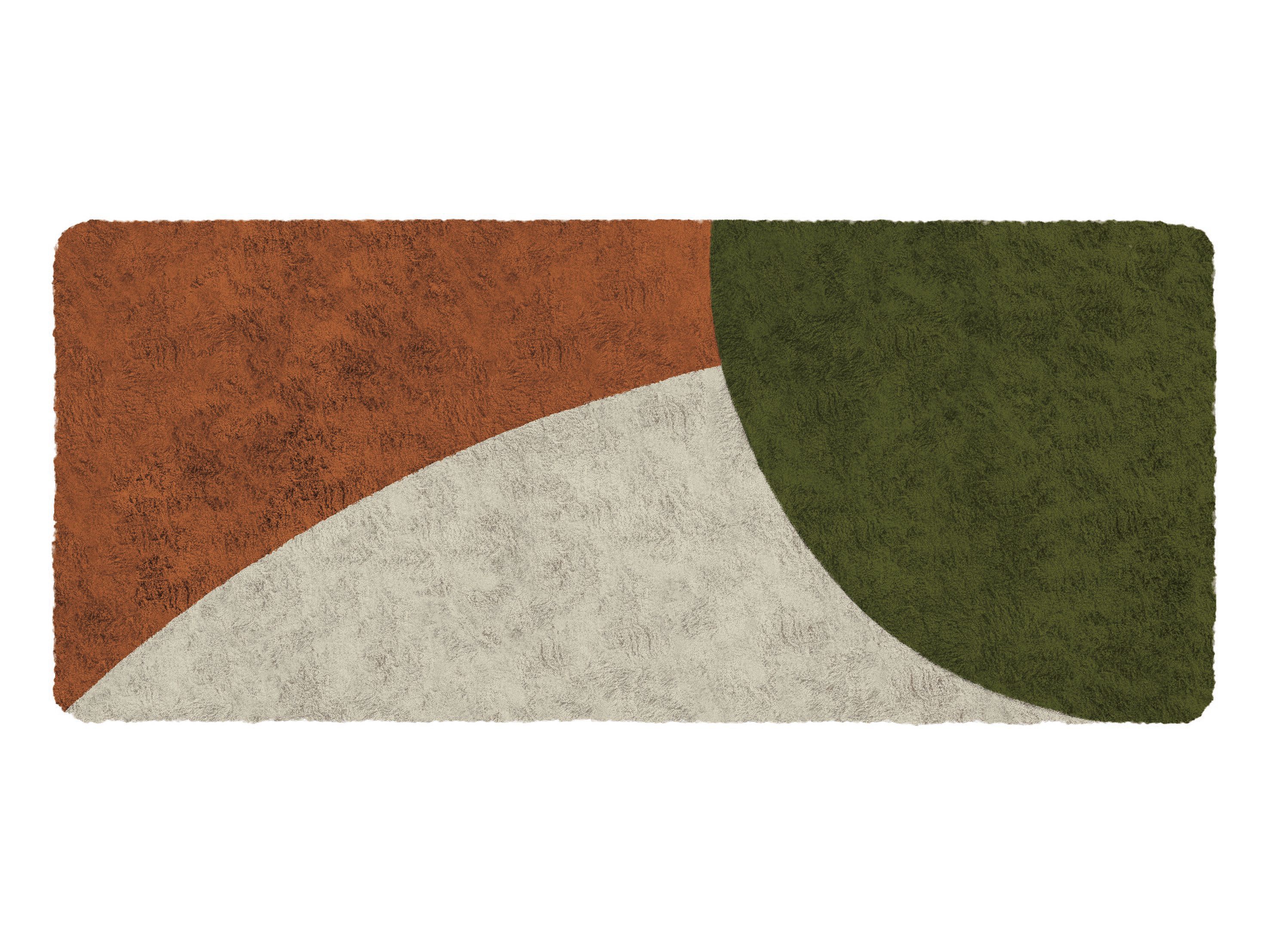 Прямоугольный шерстяной ковер с длинным ворсом Minotti WISP MOSAIC ARCH-00143209