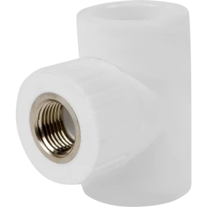 Тройник комбинированный РВК 32x1/2"x32 мм ВР полипропилен 030841