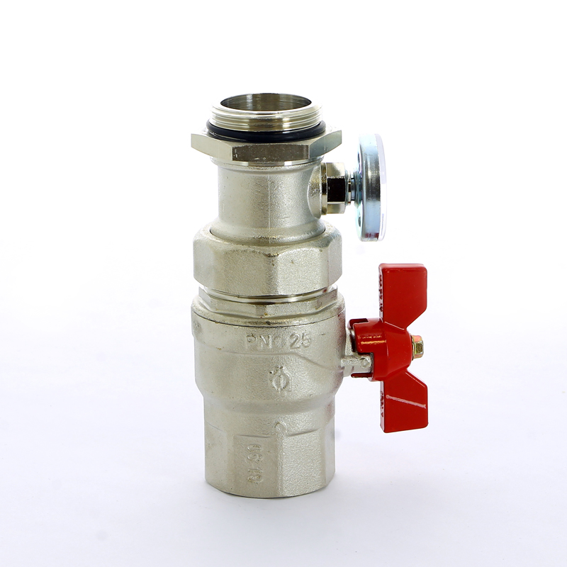 Краны шаровые с разъемным соединением НВ с термометром Progress бабочка EMMETI 1"1/4, 2шт 01306132 - Вид №2