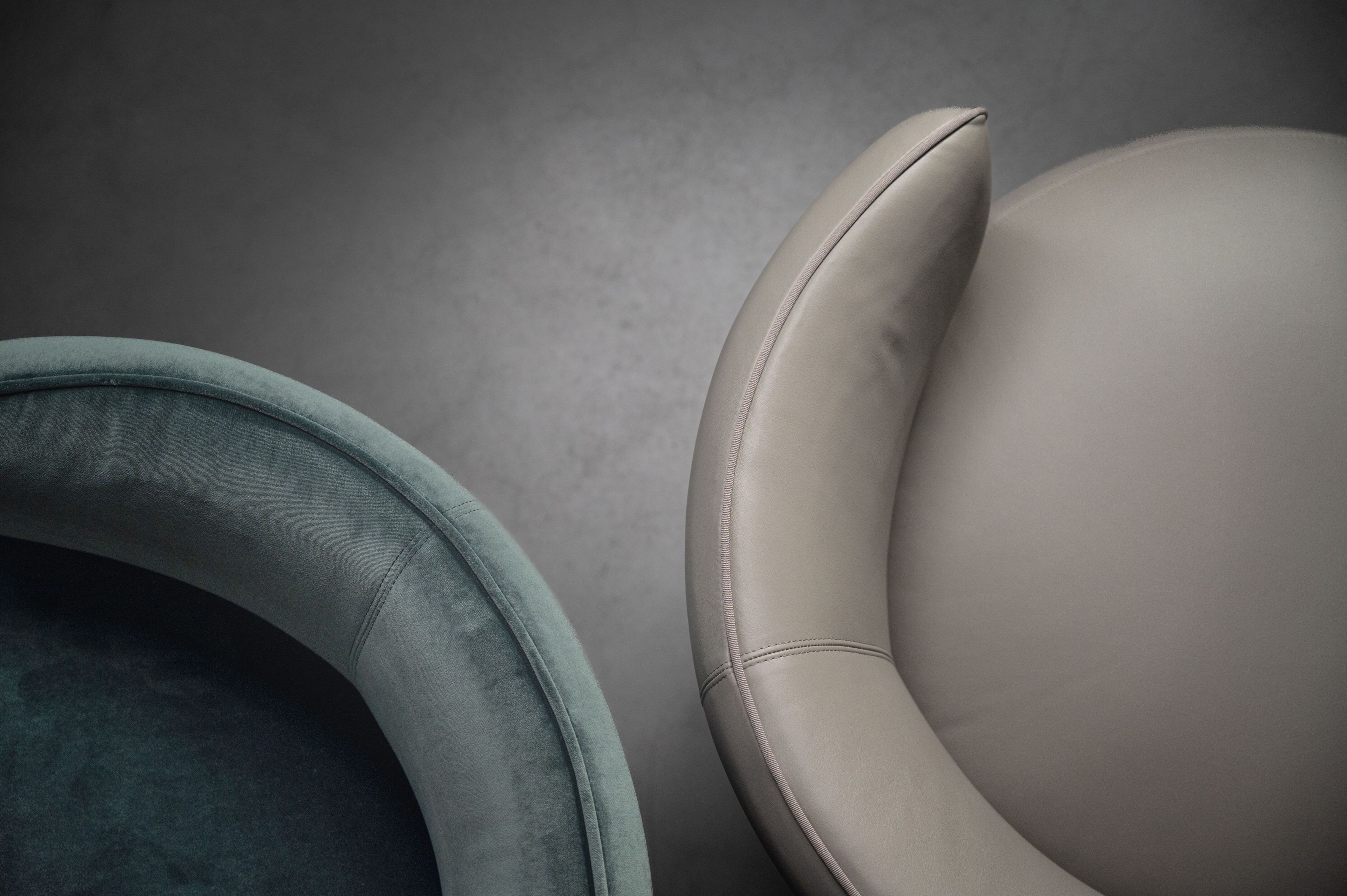 Кожаное вращающееся кресло с подлокотниками Piet Boon Джейн ARCH-00117600 - Вид №4