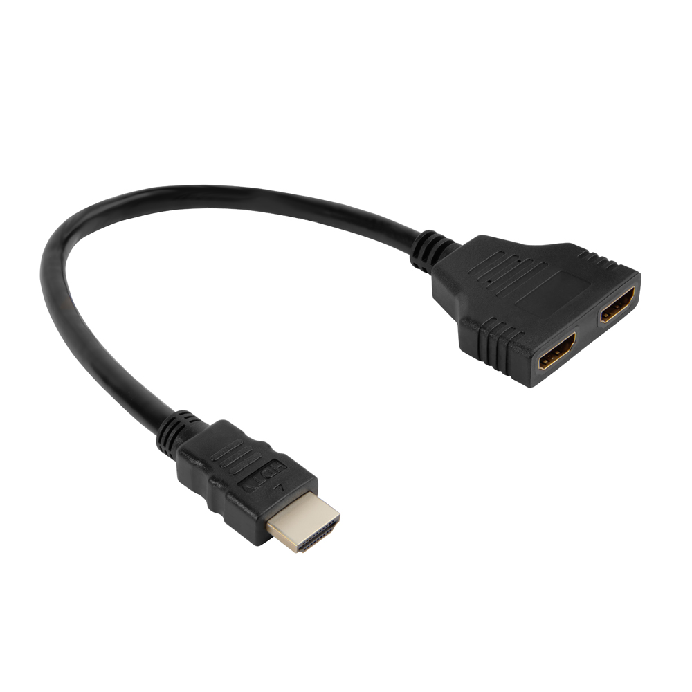 GCR-HDM1HDF2 разветвитель v1.4 hdmi 1m на 2f серия greenline Greenconnect Santreyd  - Вид №1