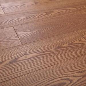 Паркетная доска Parquet Life Ариадна Ясень Натур с брашью (Текстурированная) 400-1200х125 мм.