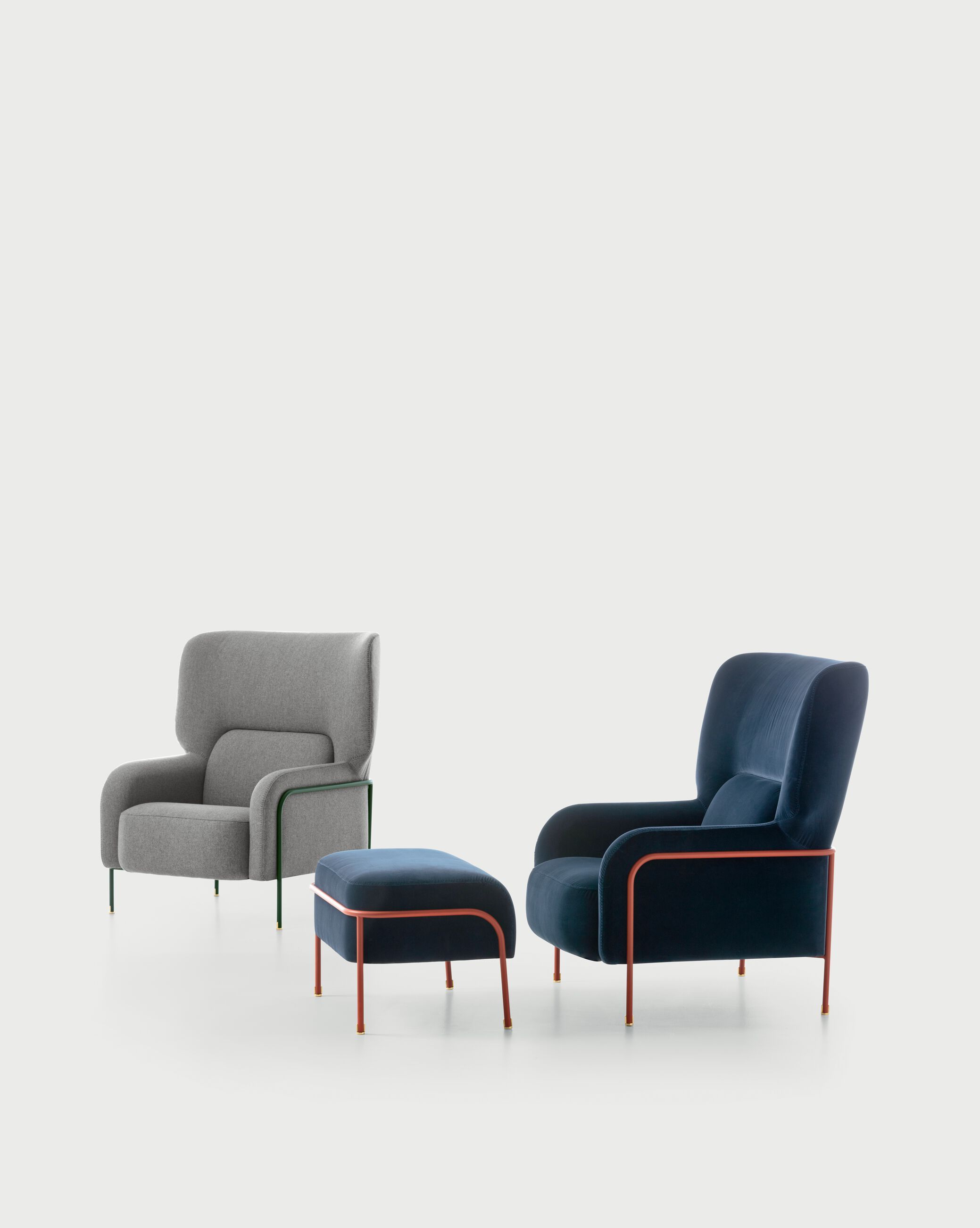 Кресло bergère с подлокотниками Pianca киоски ARCH-00029336 - Вид №3