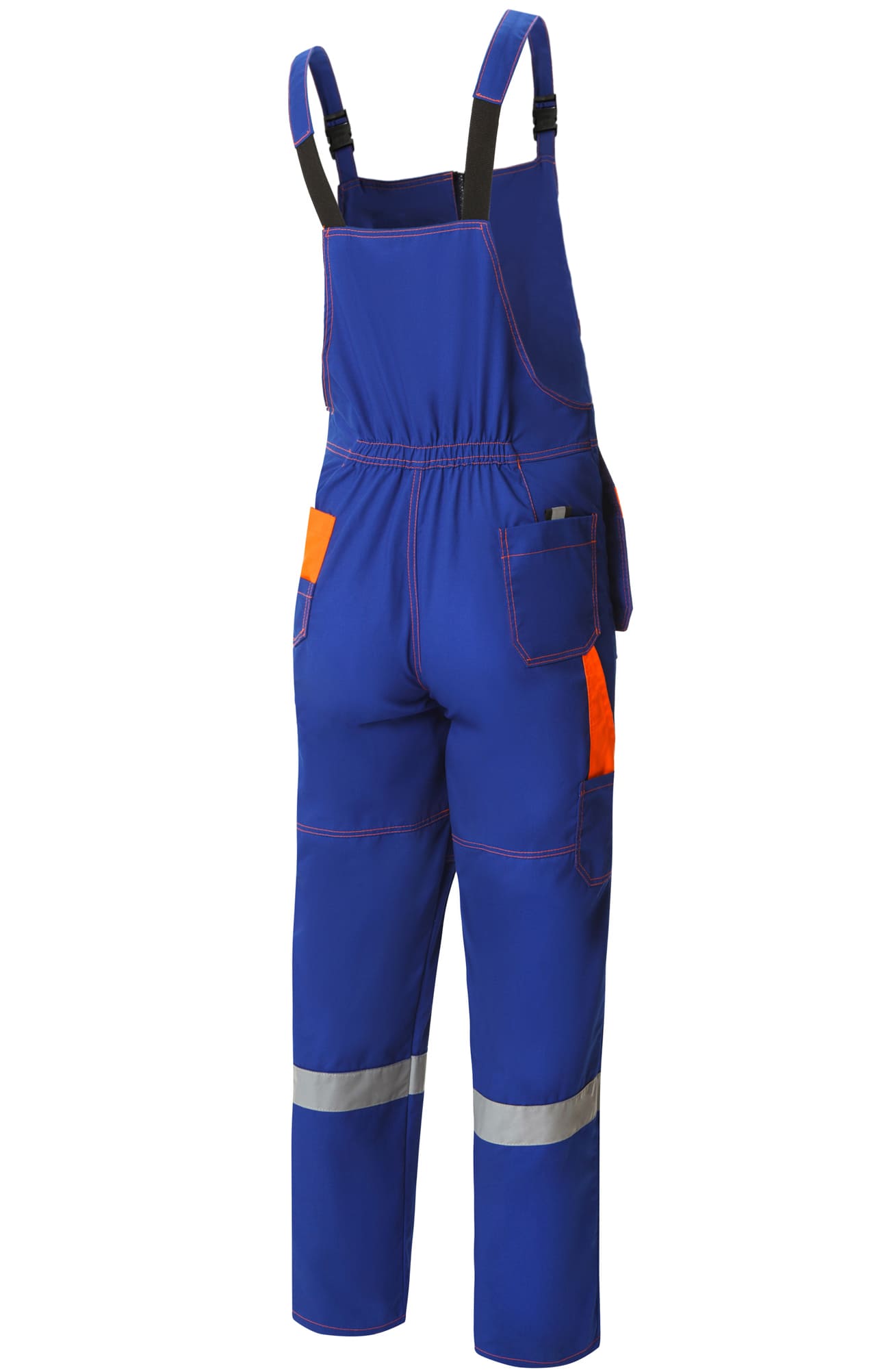 61855 Костюм "Профессионал-2" с СВП василек-оранжевый-черный  Летняя спецодежда  размер 52-54/170-176  - Вид №5