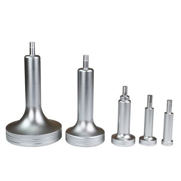 31996 Набор роликовых насадок для вакуумной терапии (алюминий, 5шт) Beauty Star 