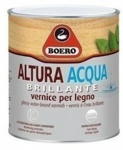 Boero Bartolomeo Лак на водной основе для дерева с блестящим внешним видом Smalti 700.119