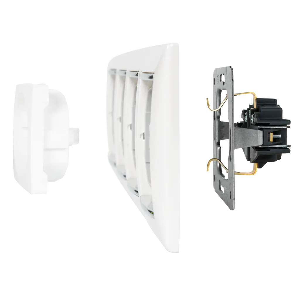 Рамка Legrand Valena Classic на 4 поста - белый с серебристым штрихом 82365940 STLM-0025550 - Вид №3