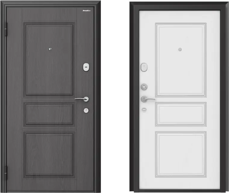 85186903 Дверь входная металлическая Премиум New 98x205 см левая роял вуд белый STLM-0902410