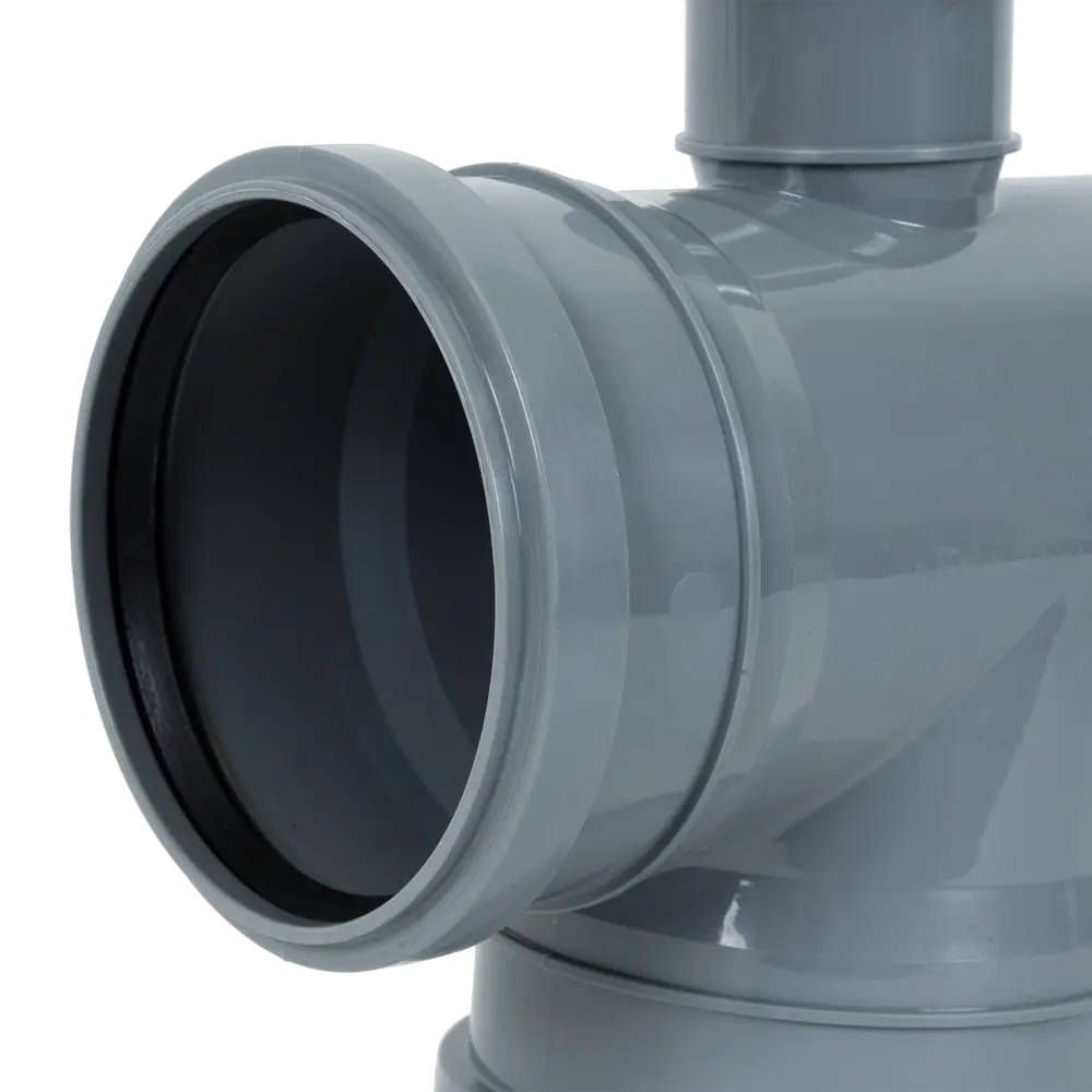 ПОЛИТЭК Крестовина канализационная 110x110x50/87° для разветвления труб 81965320 STLM-0015760 - Вид №1