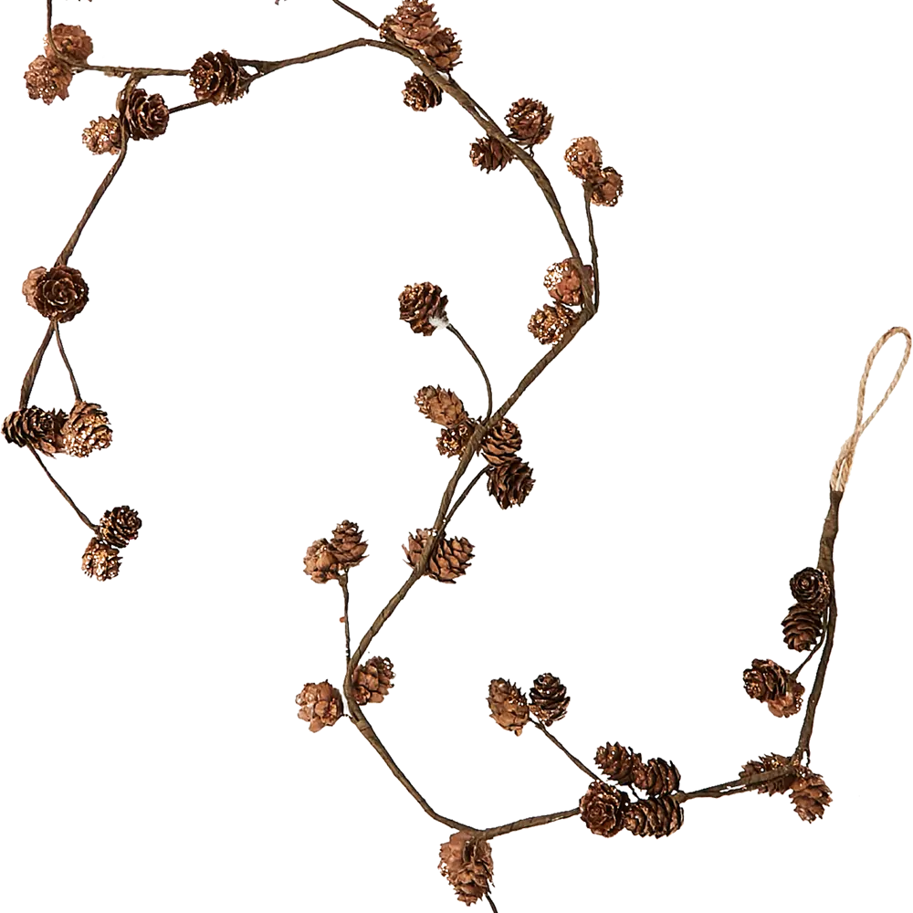 87033418 Декоративное украшение из сосновых шишек 120x6x2.5 см STLM-1385903 Santreyd 