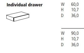 Настенный книжный шкаф из алюминия и дерева Schonbuch S7 ARCH-00063229 - Вид №9