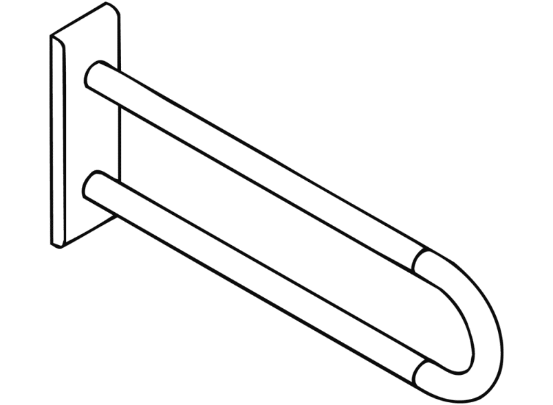 801.50B310 ручка поддержки стены HEWI Edition matt | Polyamid  - Вид №6
