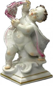 71551 Meissen Фигурка 15см "Знак зодиака Скорпион" (Хайнрих Тайн, 1947г.) Фарфор