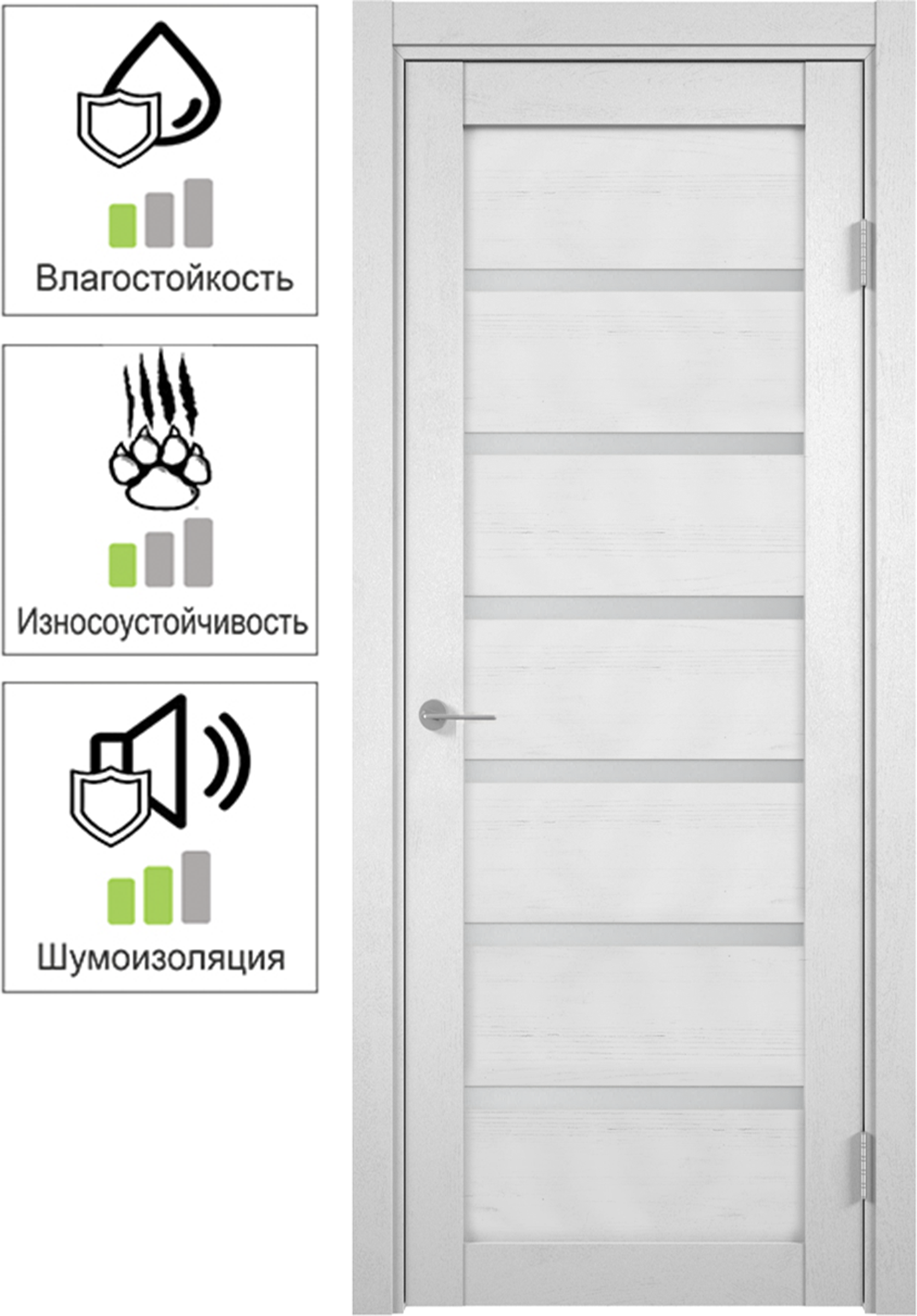82673153 Дверь межкомнатная Кельн остеклённая финиш-бумага ламинация цвет сосна арктическая 70х200 см (с замком) STLM-0033593 ELDORF