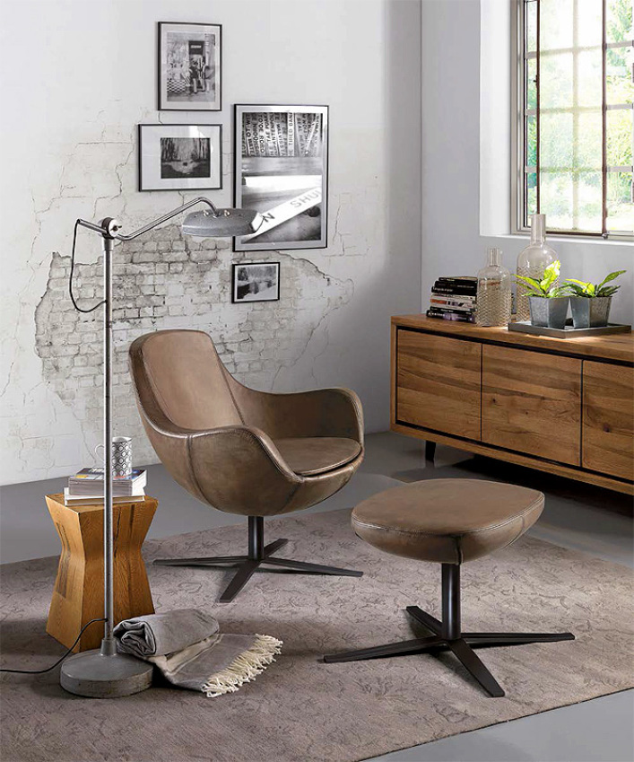 Кресло вращающееся  OLIVER B LUNA Wild