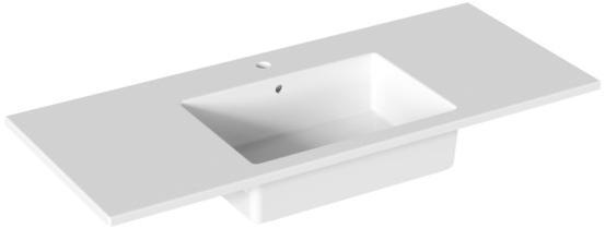 CALC12051T0M Подвесной умывальник AZZURRA Подвесная консоль 120 см CUT Azzurra Ceramica