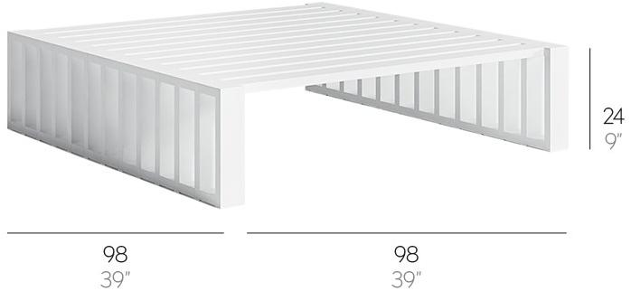 GANDIABLASCO Модульный модульный диван из алюминия Docks sun-id-1511633 - Вид №30