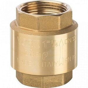 Клапан обратный STOUT 1"1/4 (пластиковое седло) пружинный