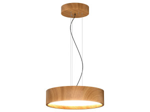 Деревянный эффект стальной светодиодный подвесной светильник