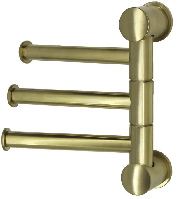 91588754 Держатель для полотенец Wasserkraft 1053BRUSHED GOLD 12см цвет жёлтый STLM-0971130