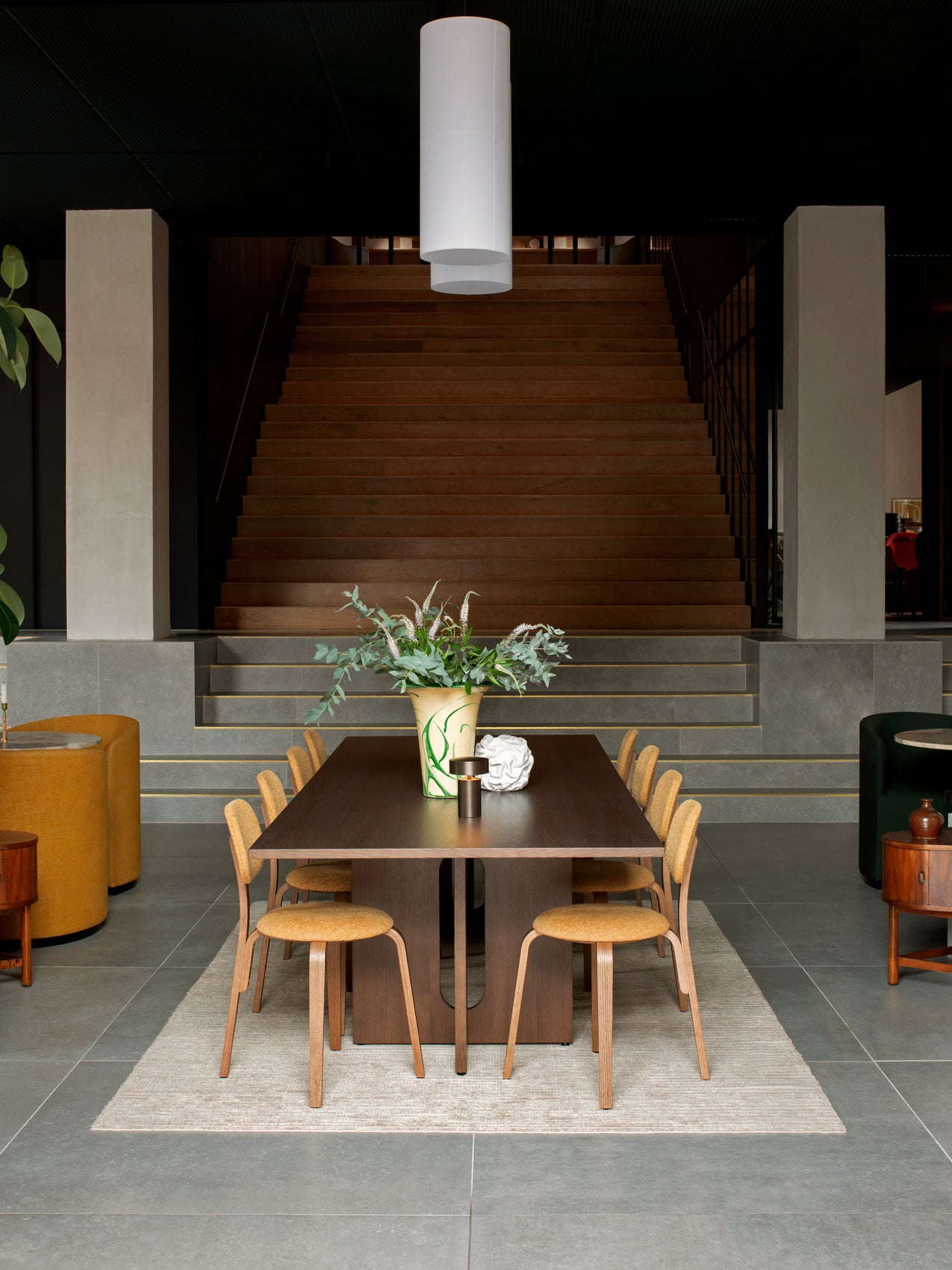 5709262050833 Afteroom Plus, Обеденный стул на деревянной основе, обитый LuceLight  - Вид №8