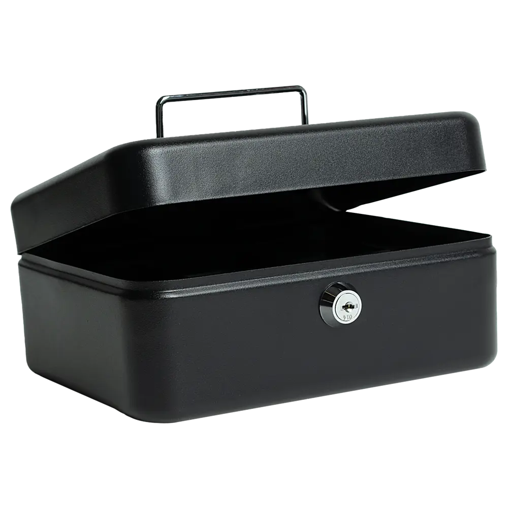 Кэшбокс ключевой замок 200x160x90 мм черный 89418316 STLM-2146526 Santreyd 