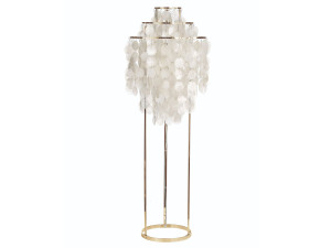 Торшер из перламутра и латуни