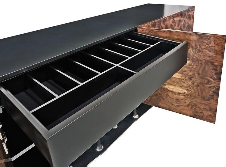 KARPA Буфет лакированный с распашными дверцами Allana K1026  - Вид №3