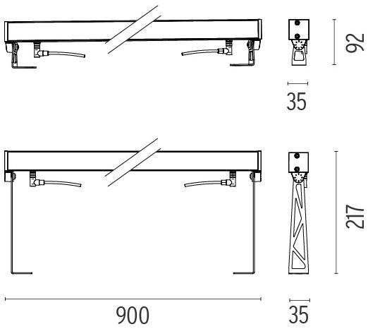 Flos Алюминиевый светодиодный уличный настенный светильник Outdoor collection - muro+soffitto sun-id-1352878 - Вид №9